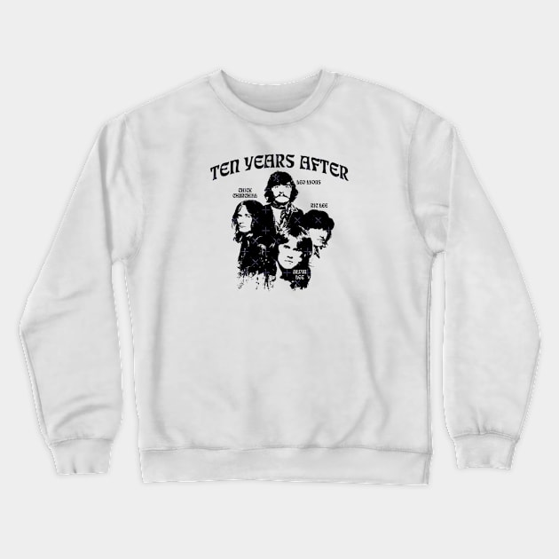 Ten Years After Group Portrait Crewneck Sweatshirt by szymkowski